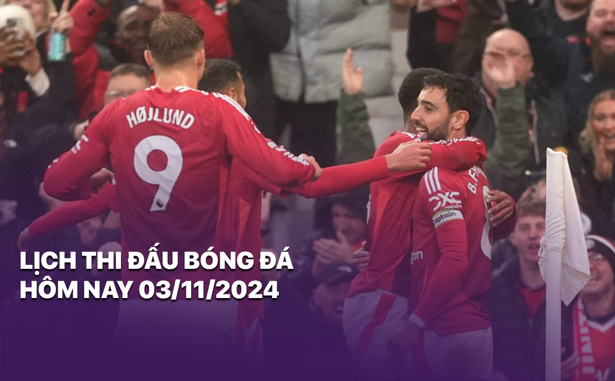 Lich thi dau bong da hom nay 24/11/2024