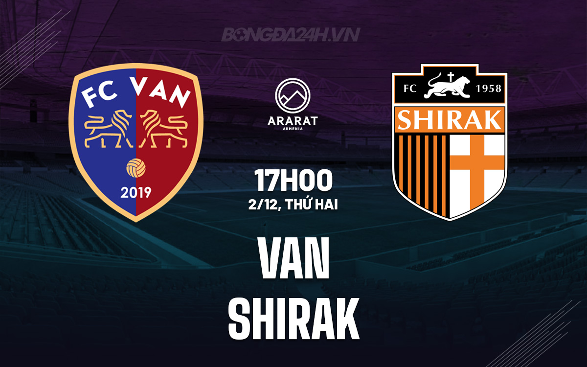 Trận Chiến Đỉnh Cao Giữa Van và Shirak Cuộc Đối Đầu Nảy Lửa Tại Armenia Premier League