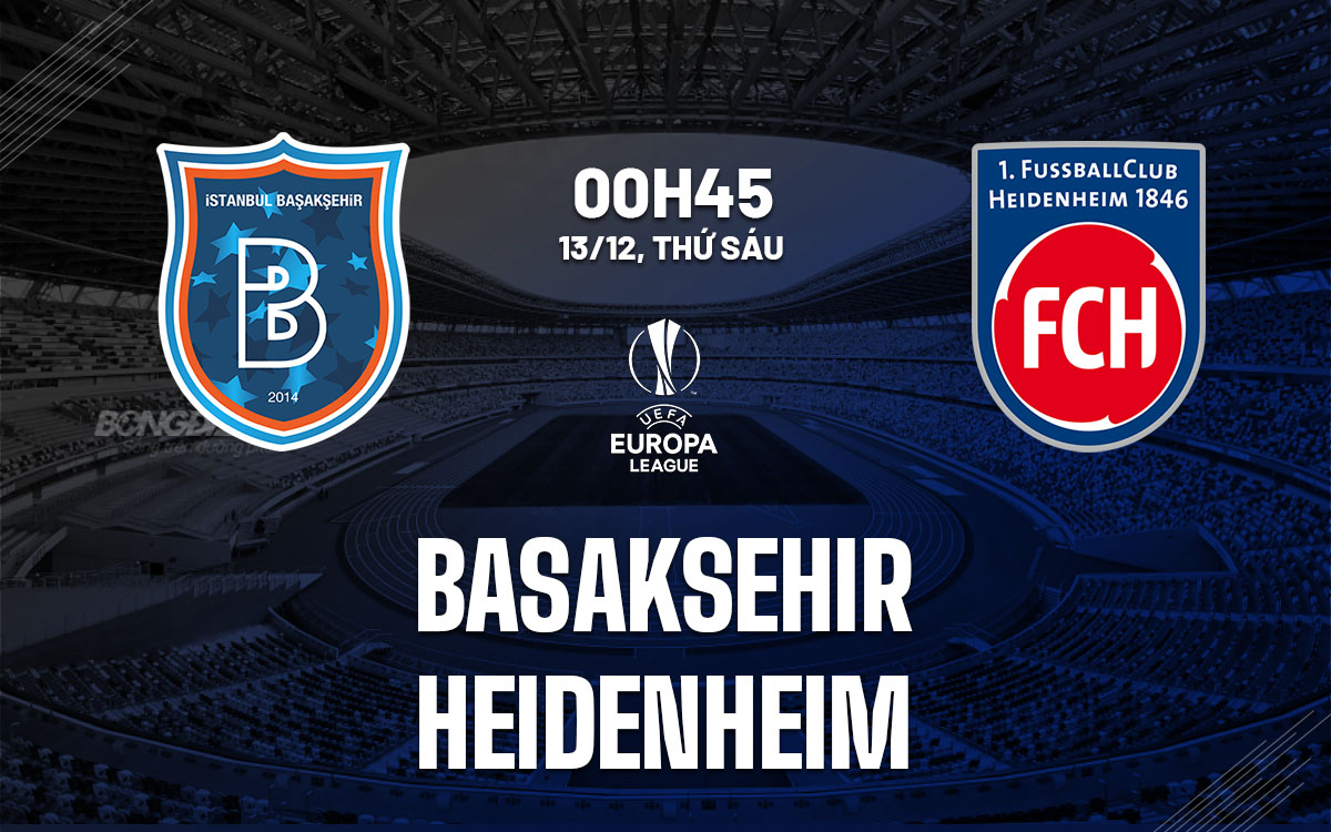 Basaksehir và Heidenheim Cuộc Đối Đầu Không Cân Sức Trên Sân Châu Âu