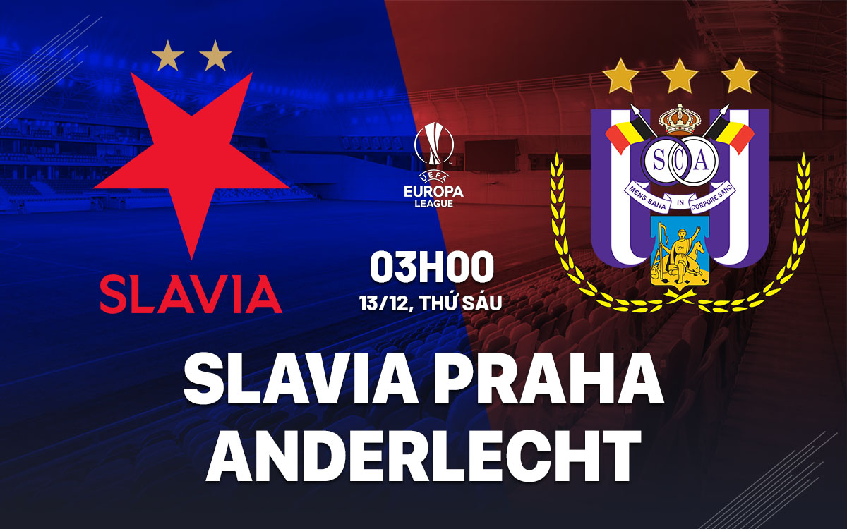 nhan dinh bong da du doan Slavia Praha vs Anderlecht cup c2 chau au europa league hom nay