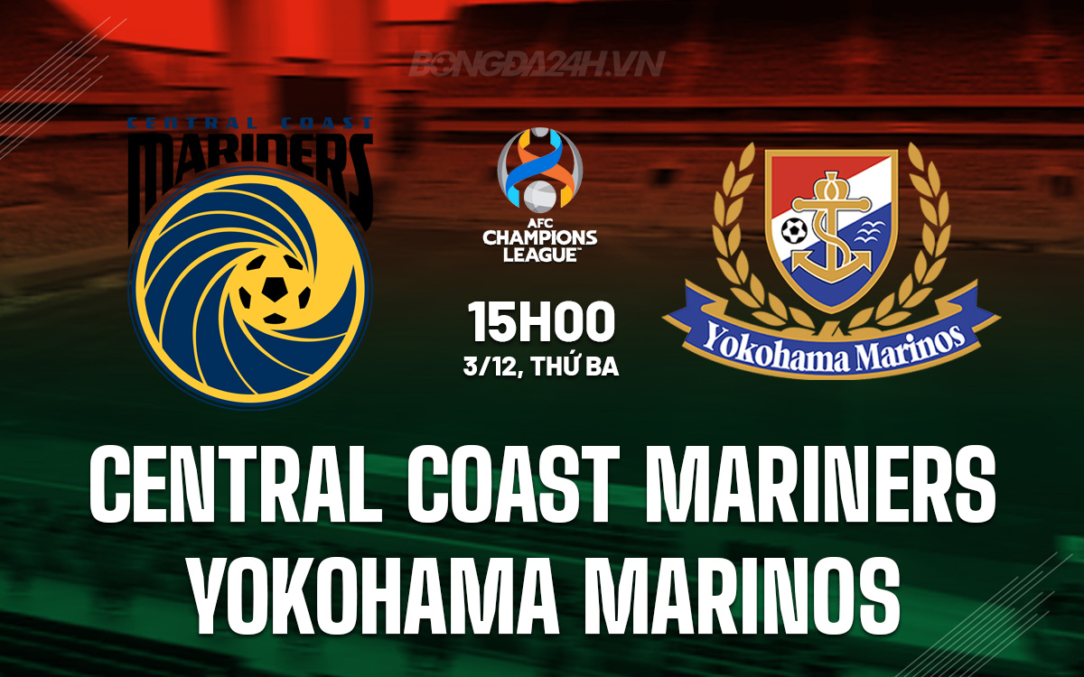 Central Coast Mariners và Yokohama Marinos Cuộc Đối Đầu Sức Mạnh Đông Á