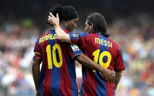 messi ronaldinho