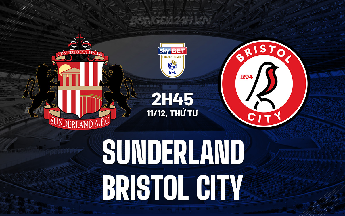Sunderland vs Bristol City Sunderland vs Bristol City