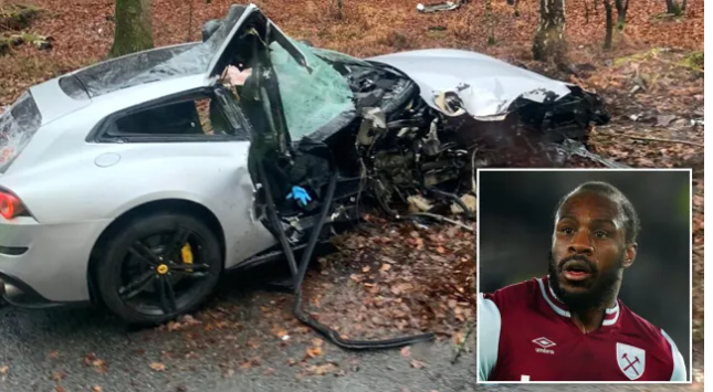 Tiền đạo West Ham bắt đầu giai đoạn phục hồi tiếp theo sau tai nạn xe hơi 1