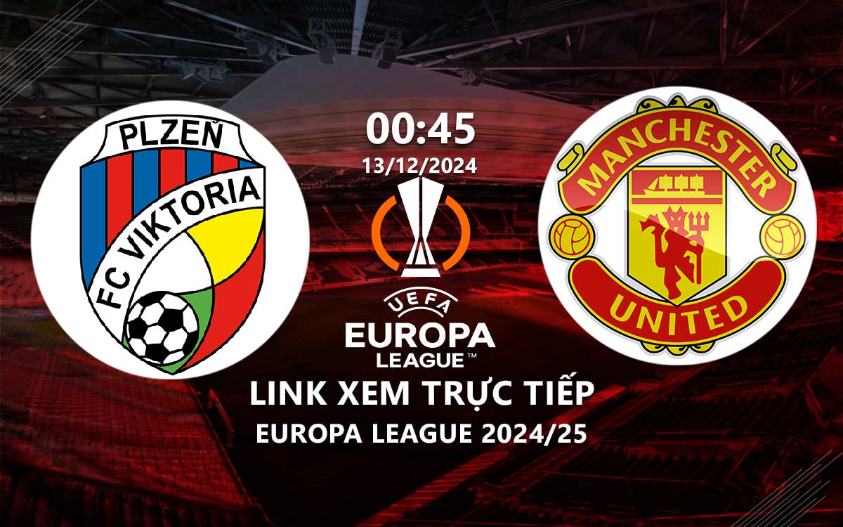 Link xem trực tiếp Plzen vs MU (Europa League 2024/25) Link xem truc tiep Plzen vs MU (Europa League 2024/25)