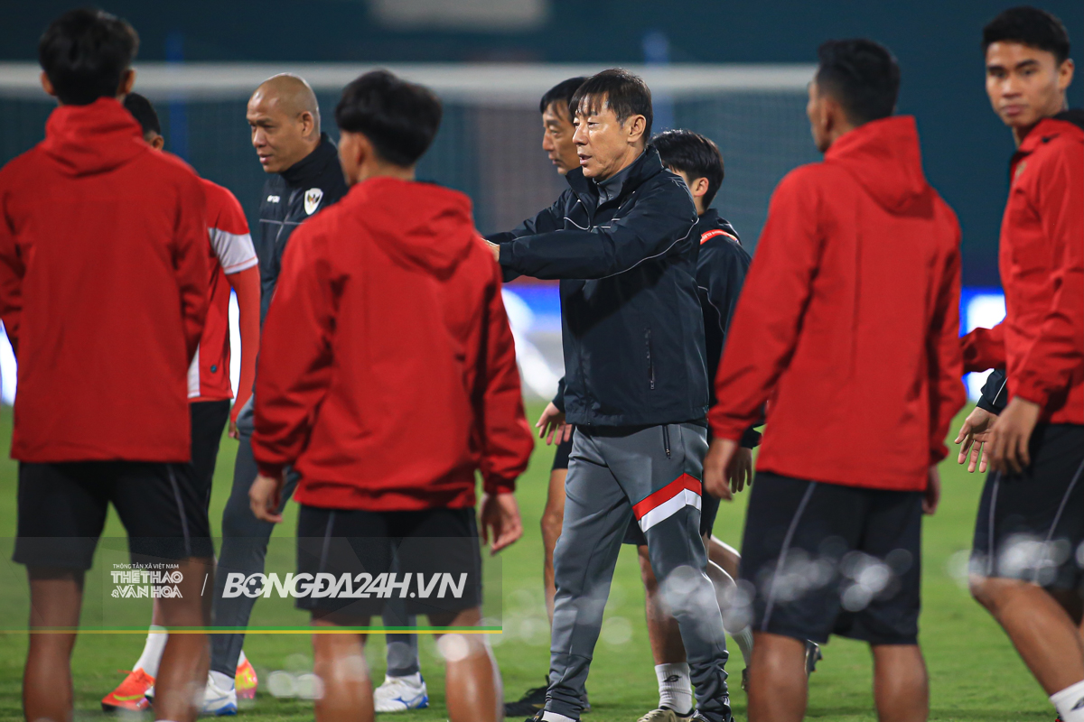 ĐT Indonesia tập ném trước trận gặp Việt Nam 2 ĐT Indonesia tập ném trước trận gặp Việt Nam 2