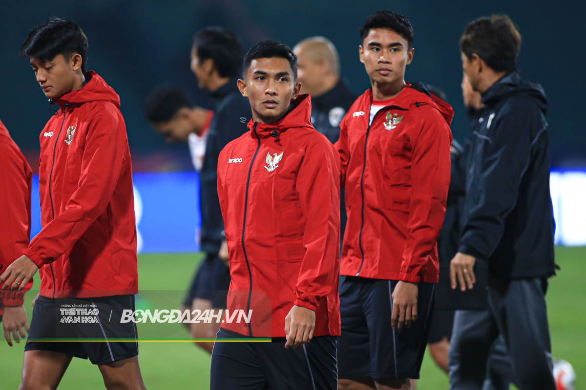 ĐT Indonesia tập ném trước trận gặp Việt Nam 7 ĐT Indonesia tập ném trước trận gặp Việt Nam 7