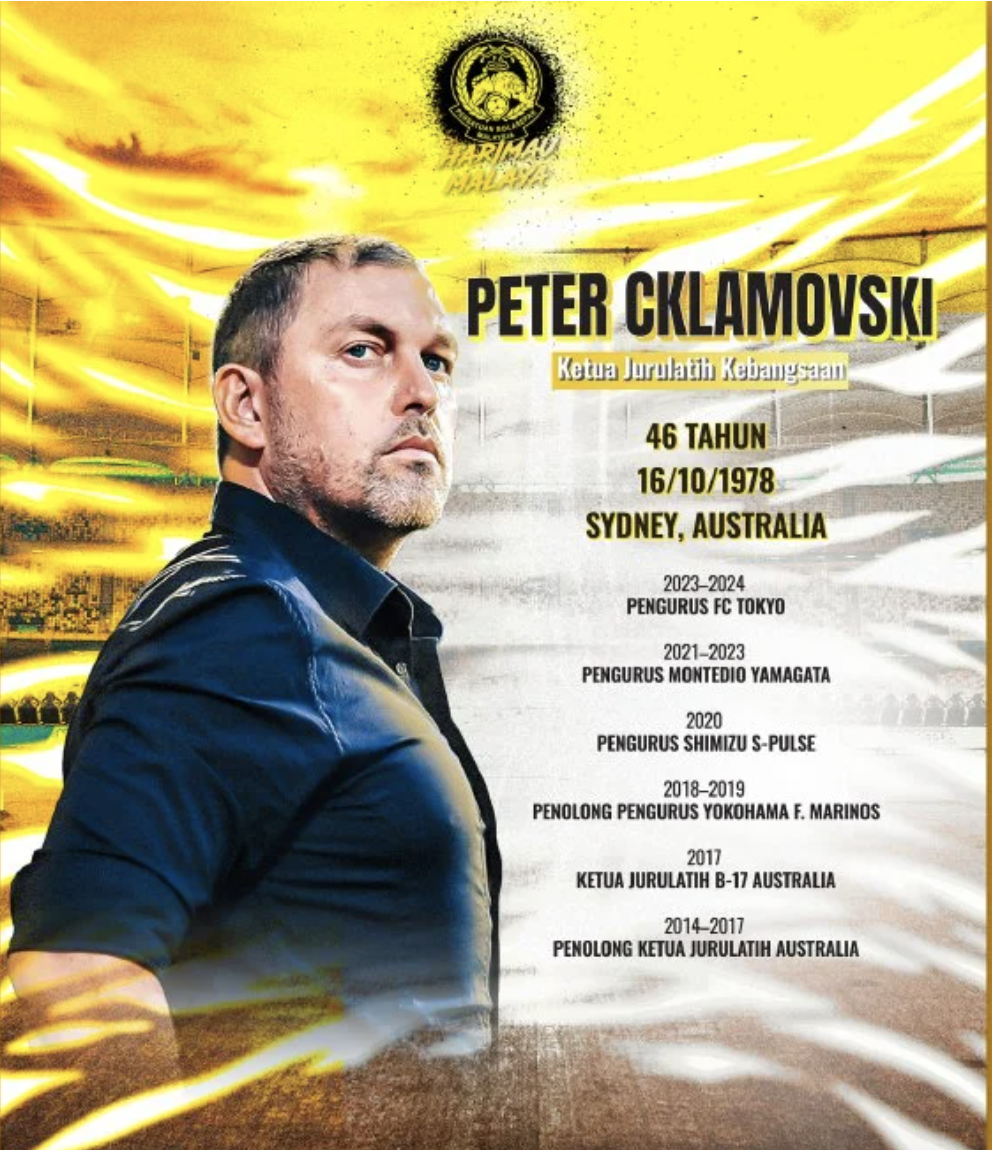 LĐBĐ Malaysia bổ nhiệm trợ lý cũ của HLV Tottenham vào ghế nóng 1 LĐBĐ Malaysia bổ nhiệm trợ lý cũ của HLV Tottenham vào ghế nóng 1