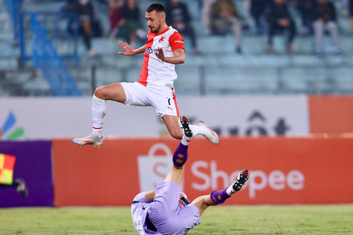 Ivan Schranz CAHN vs Slavia Prague 18/12