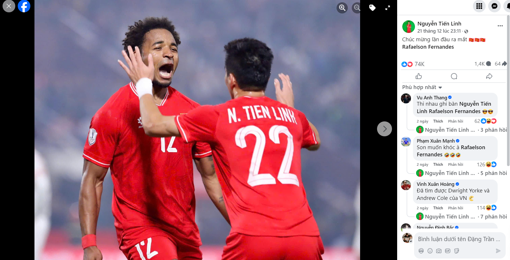 Vì sao phải so sánh giữa Tiến Linh và Xuân Son 4