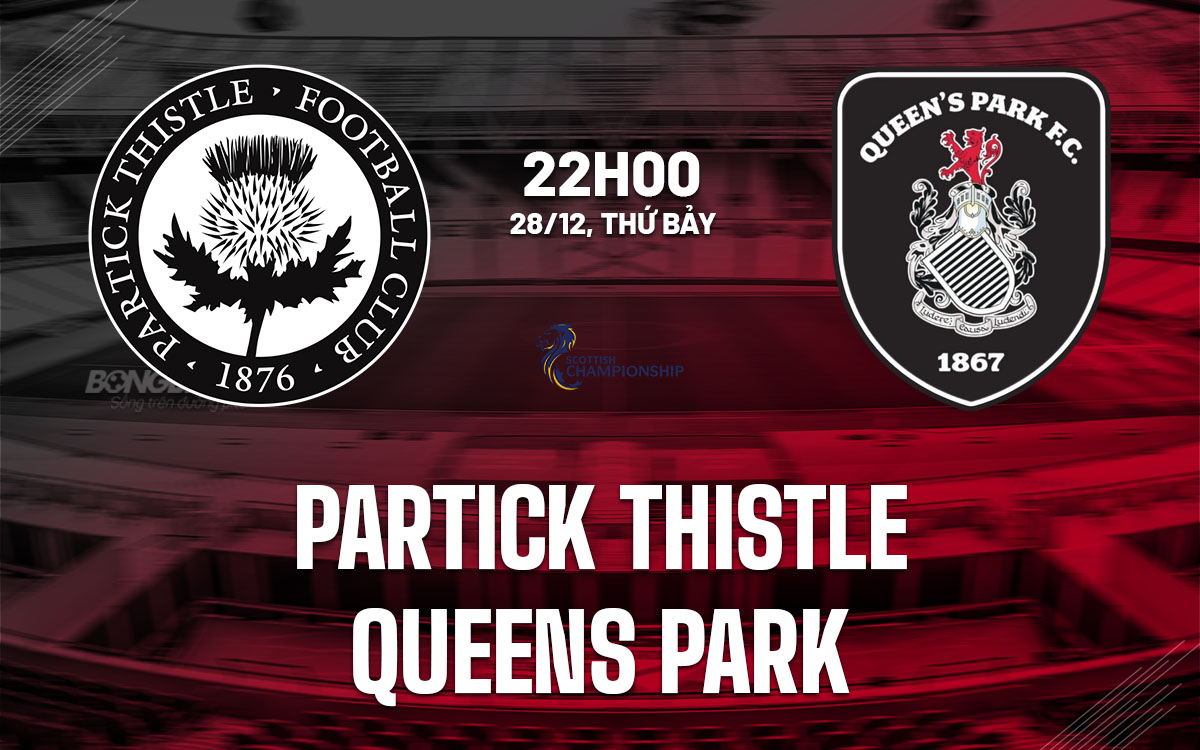 nhan dinh bong da du doan Partick Thistle vs Queens Park hang 2 scotland hom nay