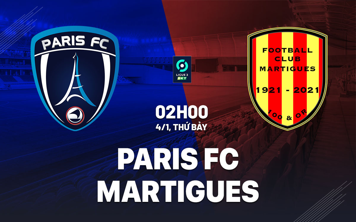 nhan dinh bong da du doan Paris FC vs Martigues hang 2 phap hom nay