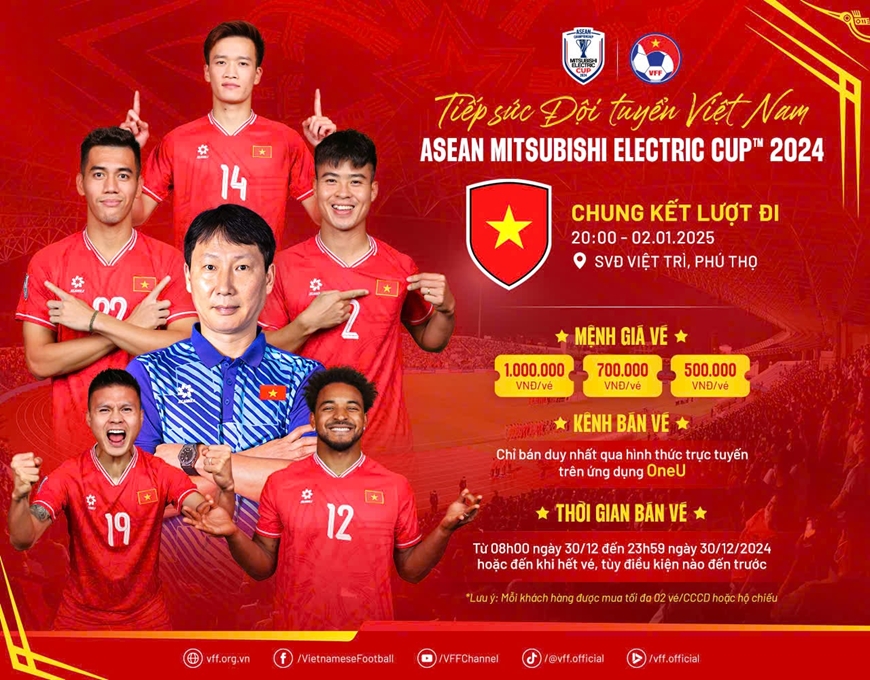 Thong bao ve tran Viet Nam vs Thai Lan