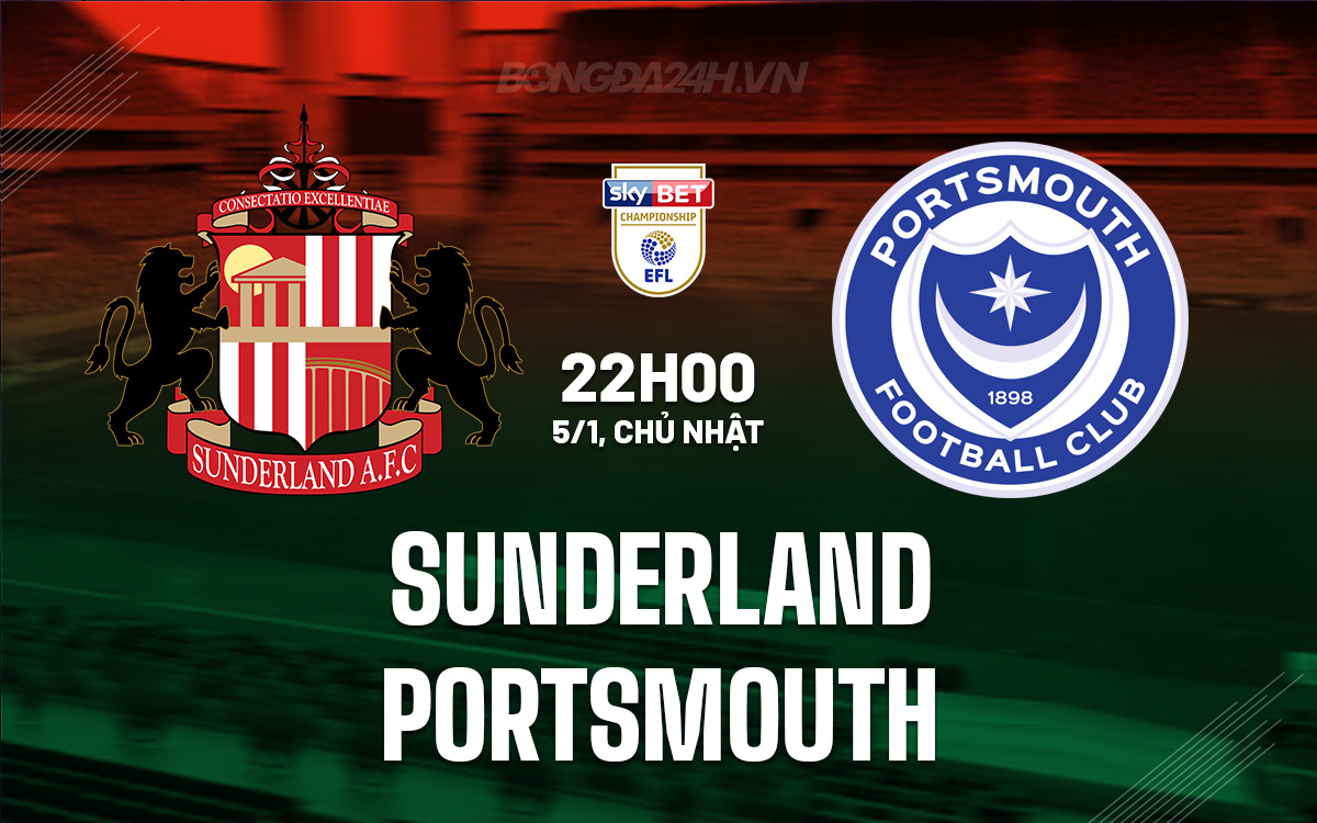 Sunderland vs Portsmouth