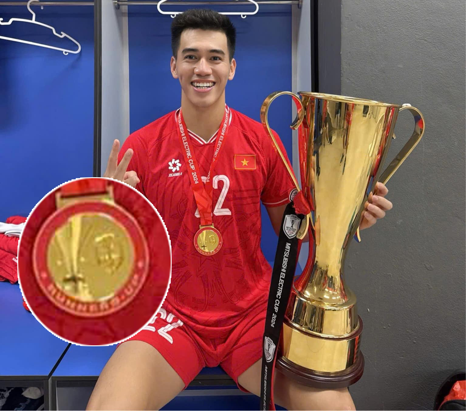 Độc lạ Bình Dương Tiến Linh rơi vào tình huống dở khóc, dở cười hậu ASEAN Cup 2024 1