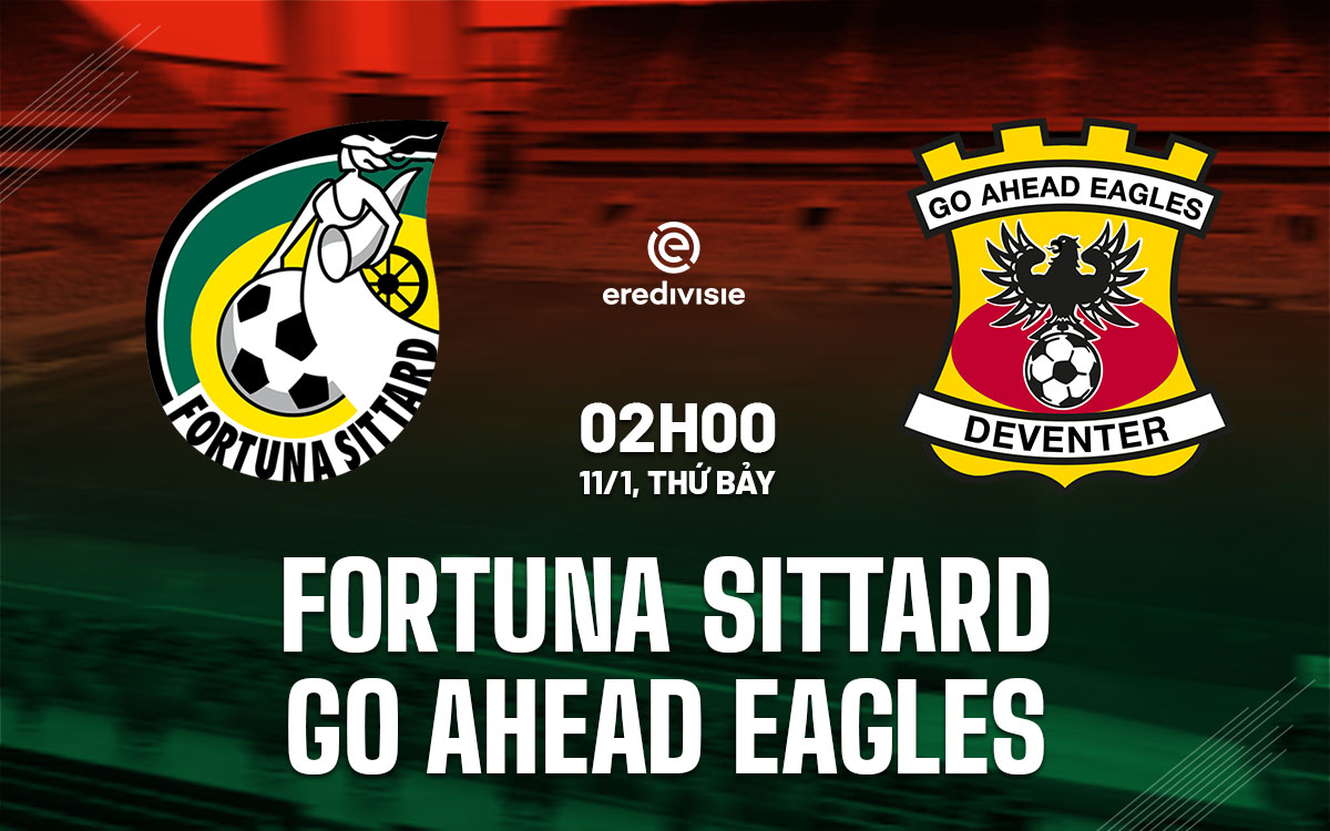 nhan dinh bong da du doan Fortuna Sittard vs Go Ahead Eagles vdqg ha lan hom nay