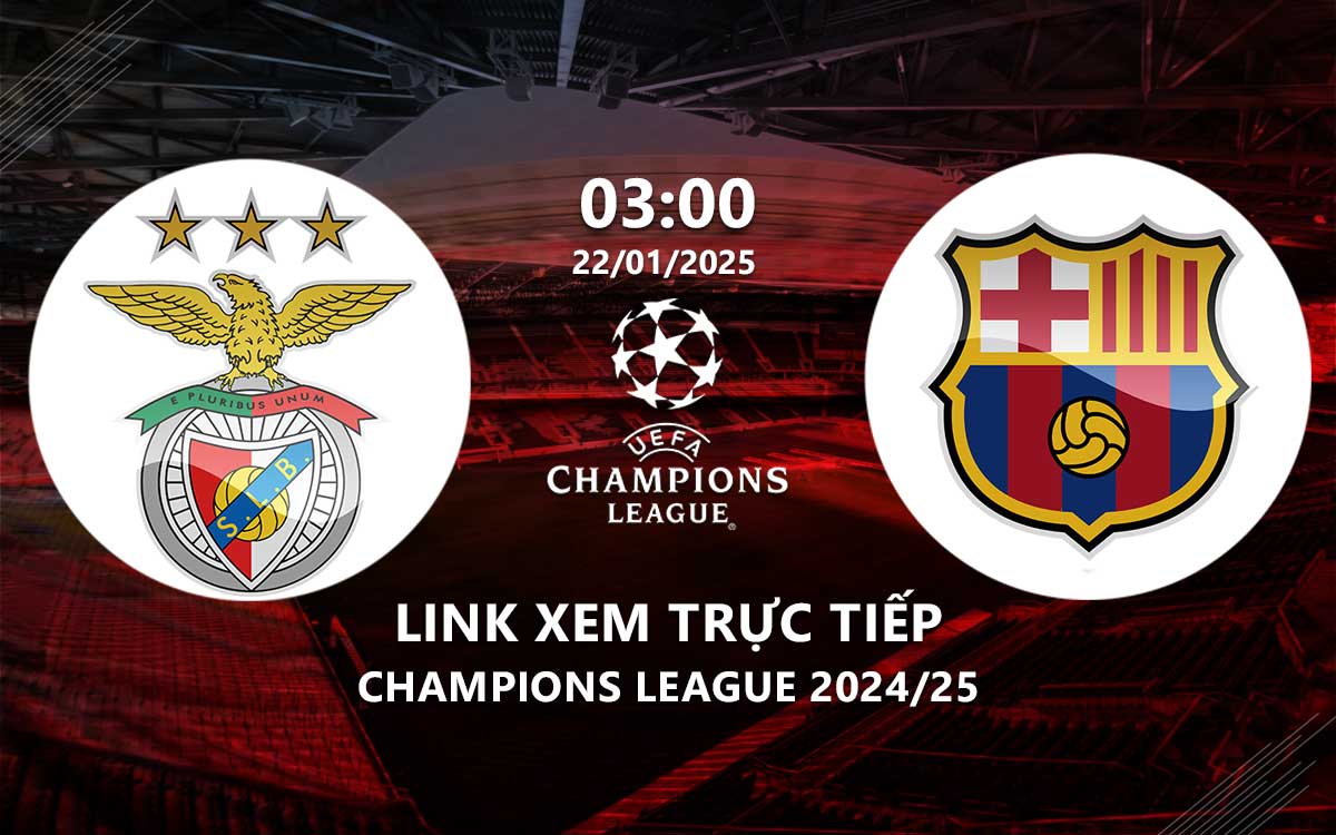 Link xem trực tiếp Benfica vs Barca (Cúp C1 châu Âu 2024/25) Link xem truc tiep Benfica vs Barca (Cup C1 chau au 2024/25)
