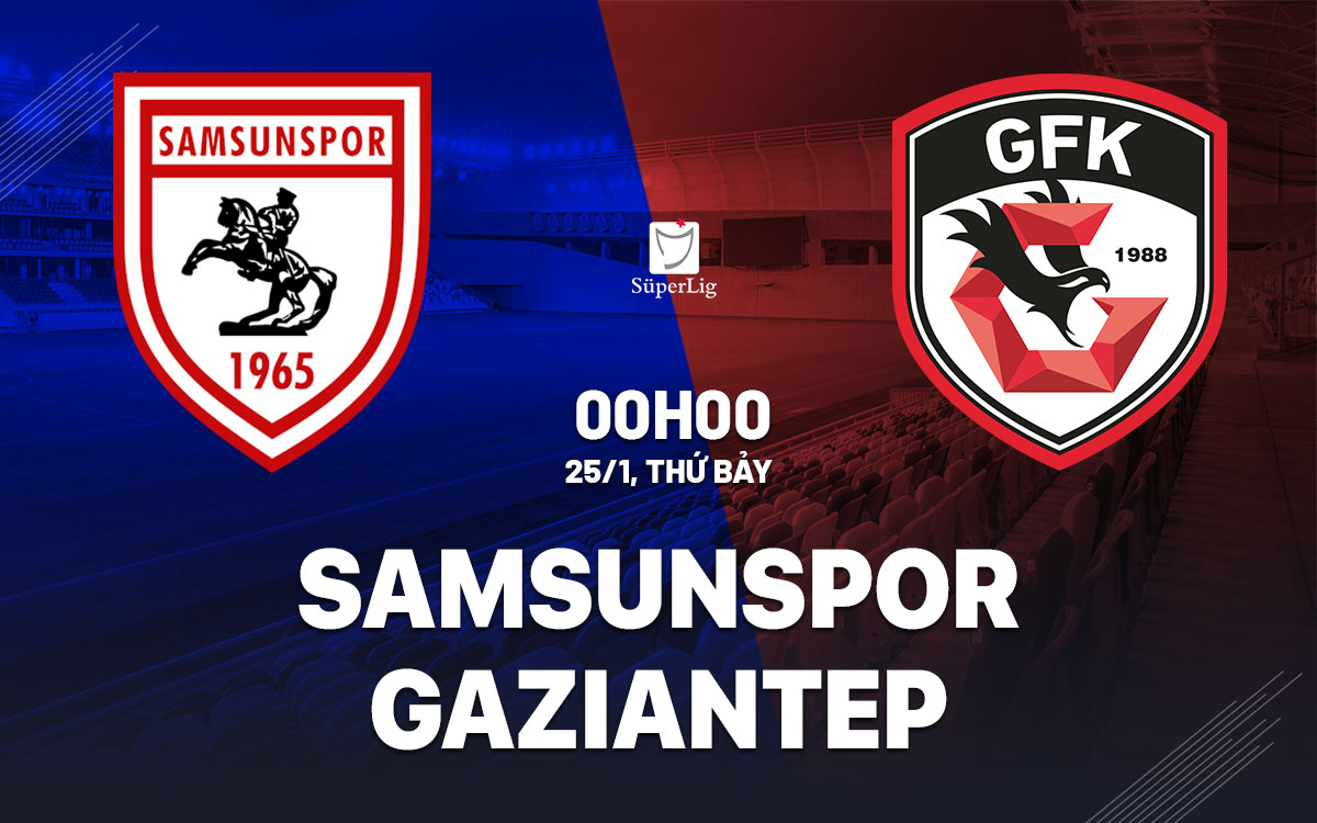 nhan dinh bong da du doan Samsunspor vs Gaziantep vdqg tho nhi ky hom nay