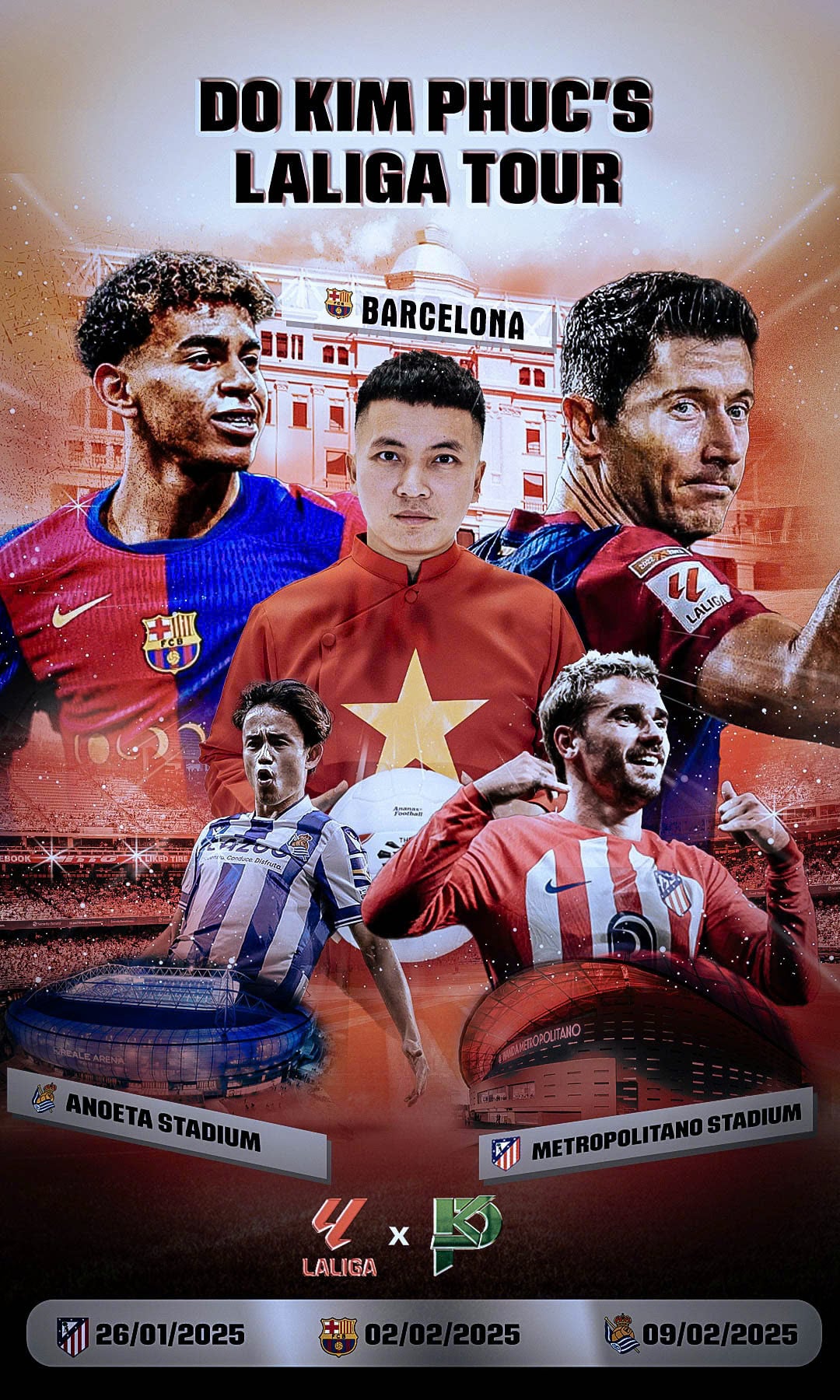 Đỗ Kim Phúc được mời biểu diễn tại SVĐ mới của Barcelona 2