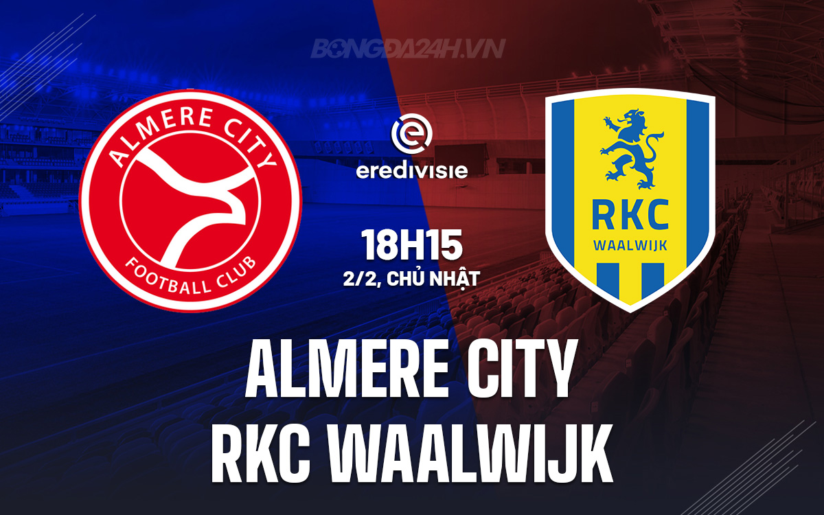 Almere City vs RKC Waalwijk Almere City vs RKC Waalwijk