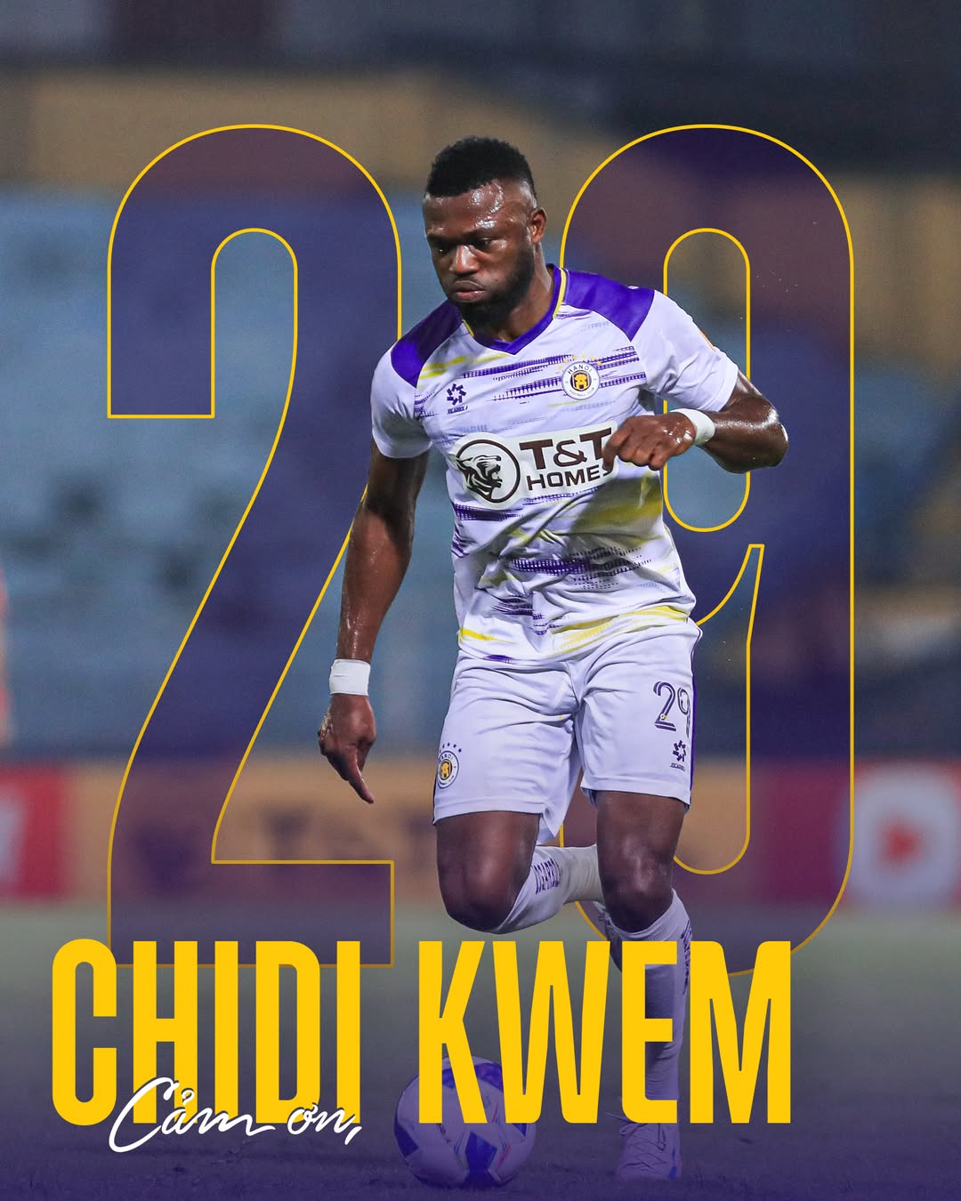 Hà Nội FC thanh lý Chidi Kwem Ha Noi FC thanh ly Chidi Kwem