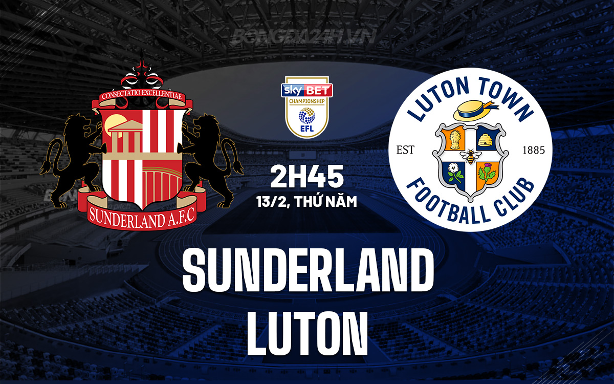 Sunderland vs Luton