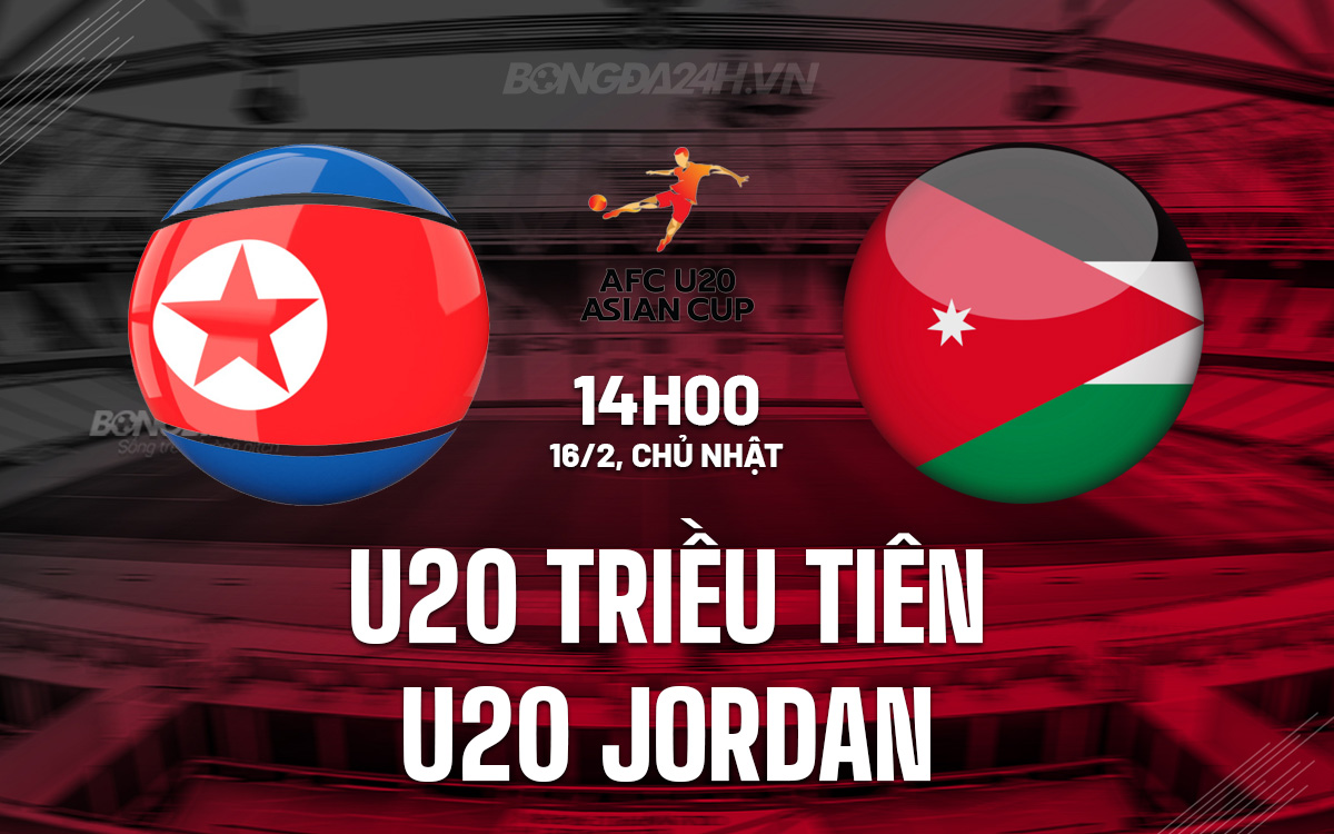 U20 Trieu Tien vs U20 Jordan