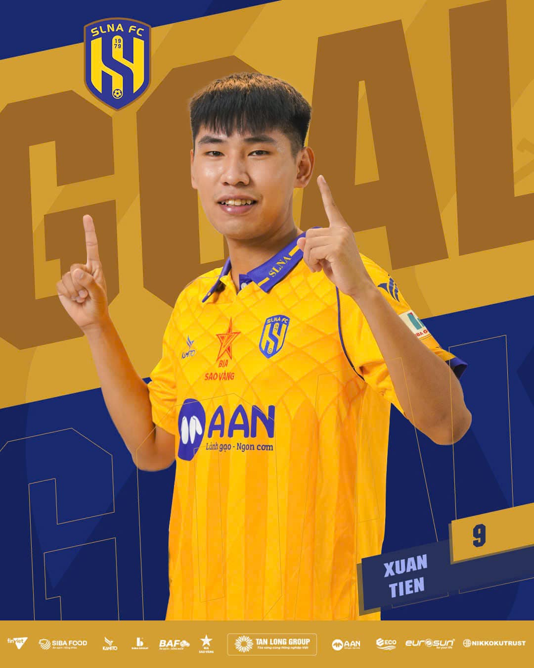 Đinh Xuân Tiến hạnh phúc khi lập công giúp SLNA thắng Hải Phòng 1 Đinh Xuân Tiến hạnh phúc khi lập công giúp SLNA thắng Hải Phòng 1