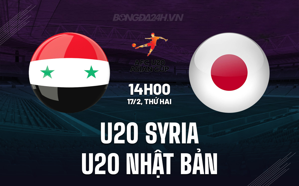 U20 Syria vs U20 Nhat Ban