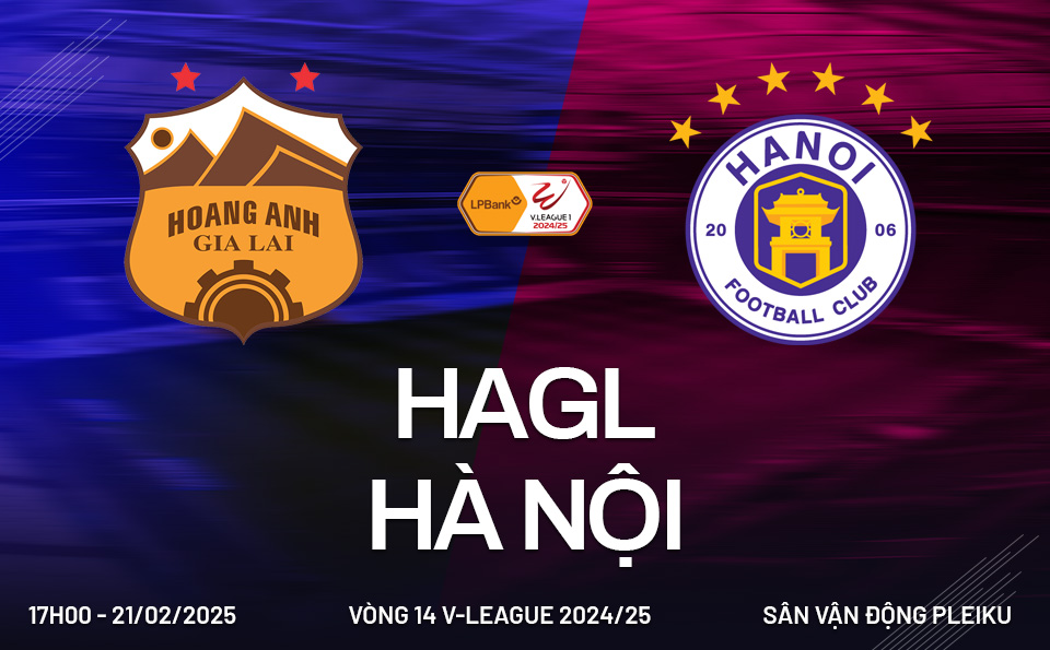 Link xem truc tiep HAGL vs Ha Noi (V-League 2024/25)