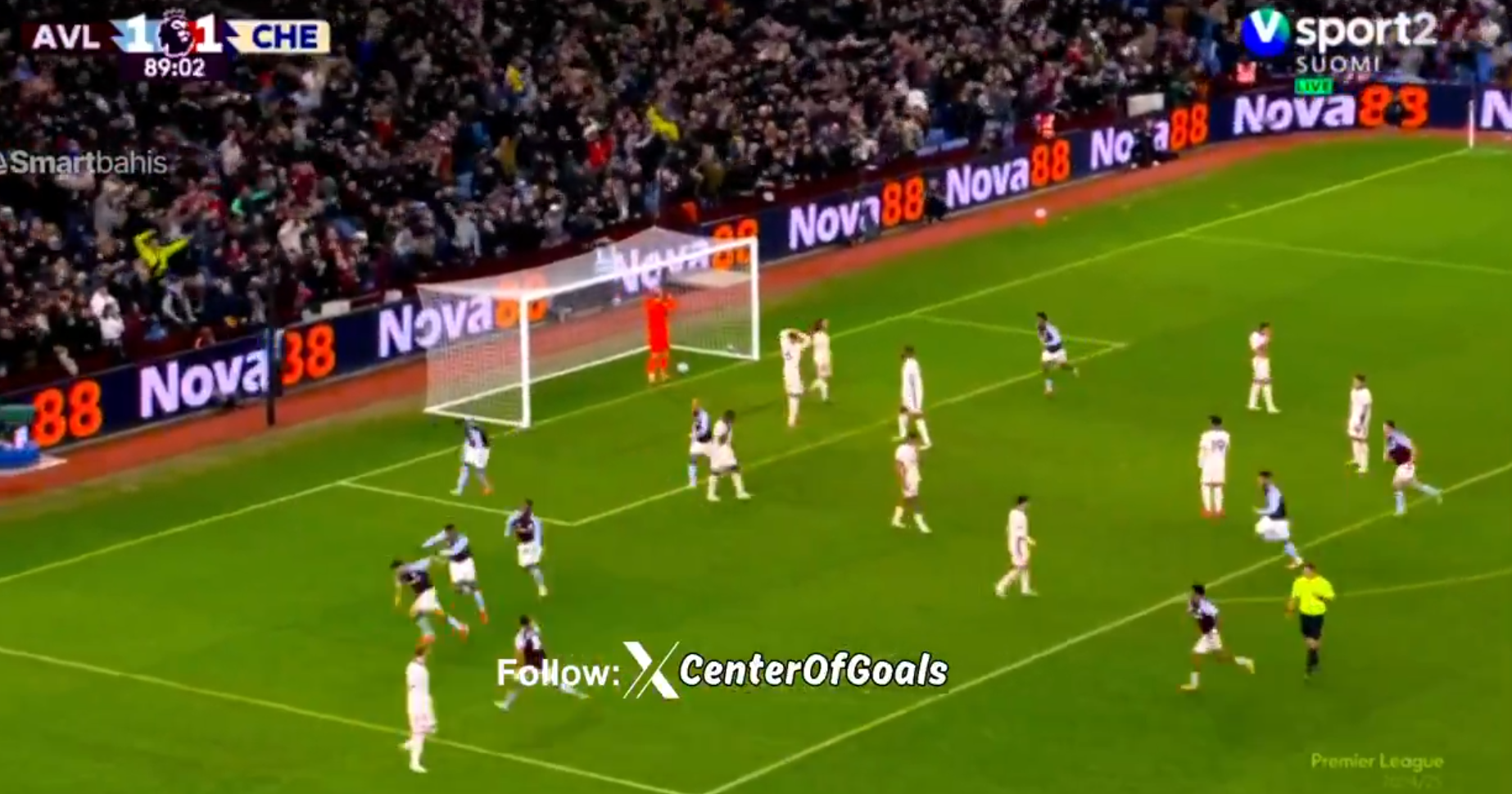 Qua do mang ve ban thang an dinh ty so 2-1 cho doi chu nha. 