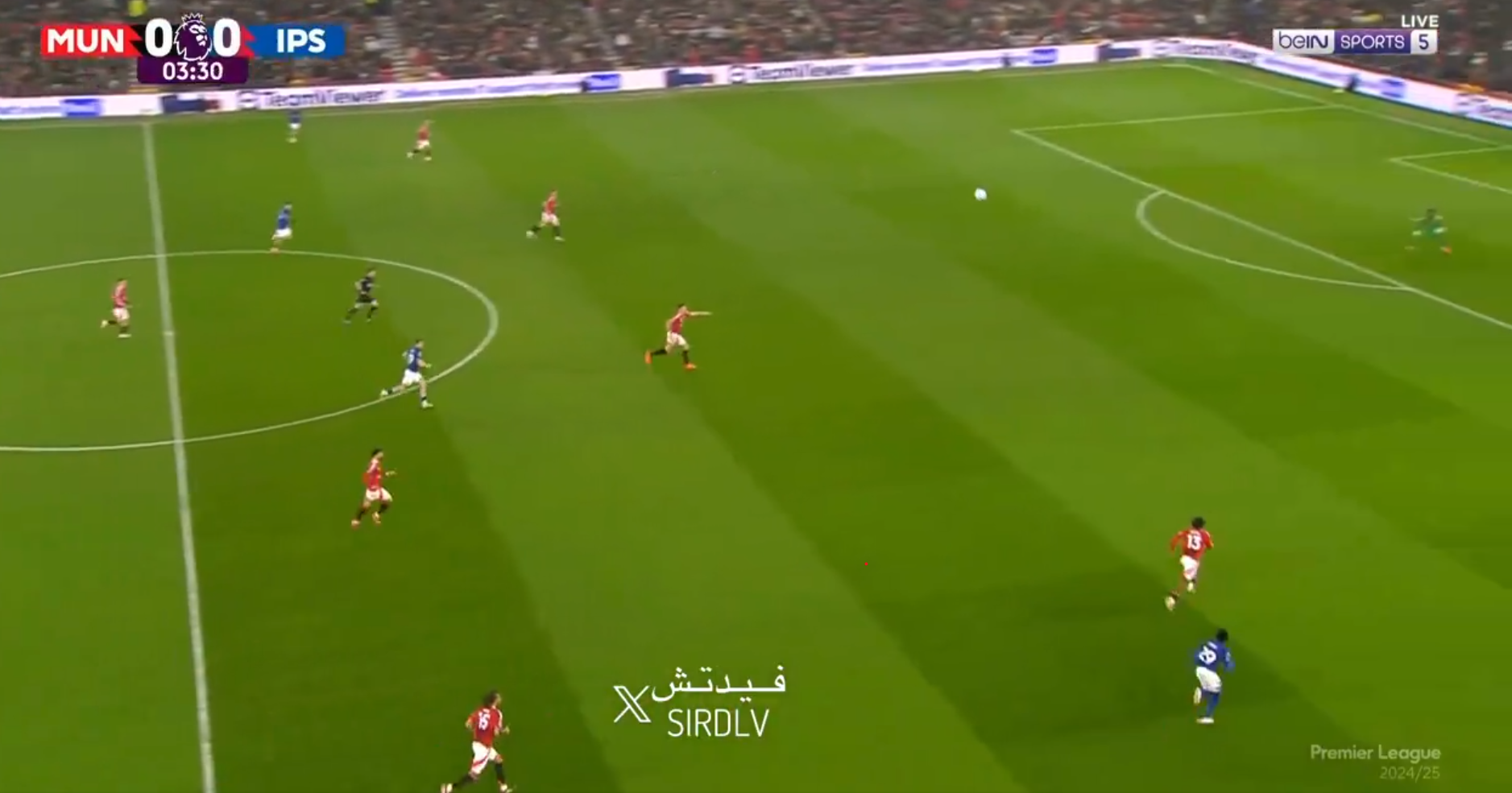 Cận cảnh 2 sai lầm liên tiếp của Patrick Dorgu trước Ipswich 1