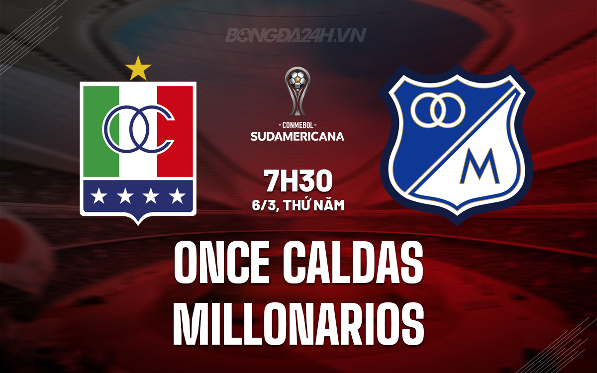 Once Caldas vs Millonarios