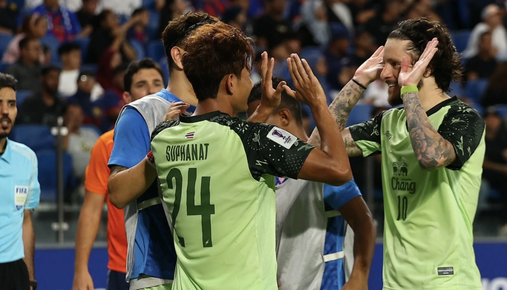 Buriram United nhận tới 40 tỷ tiền thưởng sau khi giành vé dự tứ kết Cúp C1 châu Á. Ảnh: AFC Buriram United nhan toi 40 ty tien thuong sau khi gianh ve du tu ket Cup C1 chau a. anh: AFC