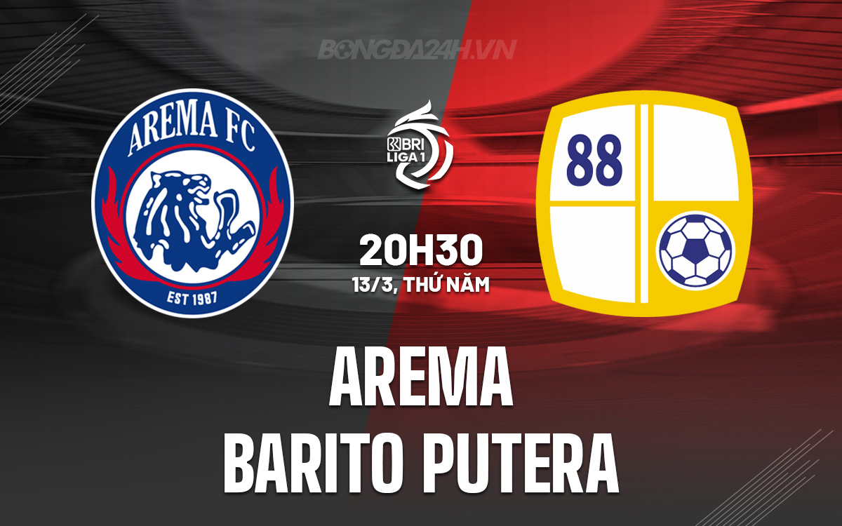 Arema vs Barito Putera