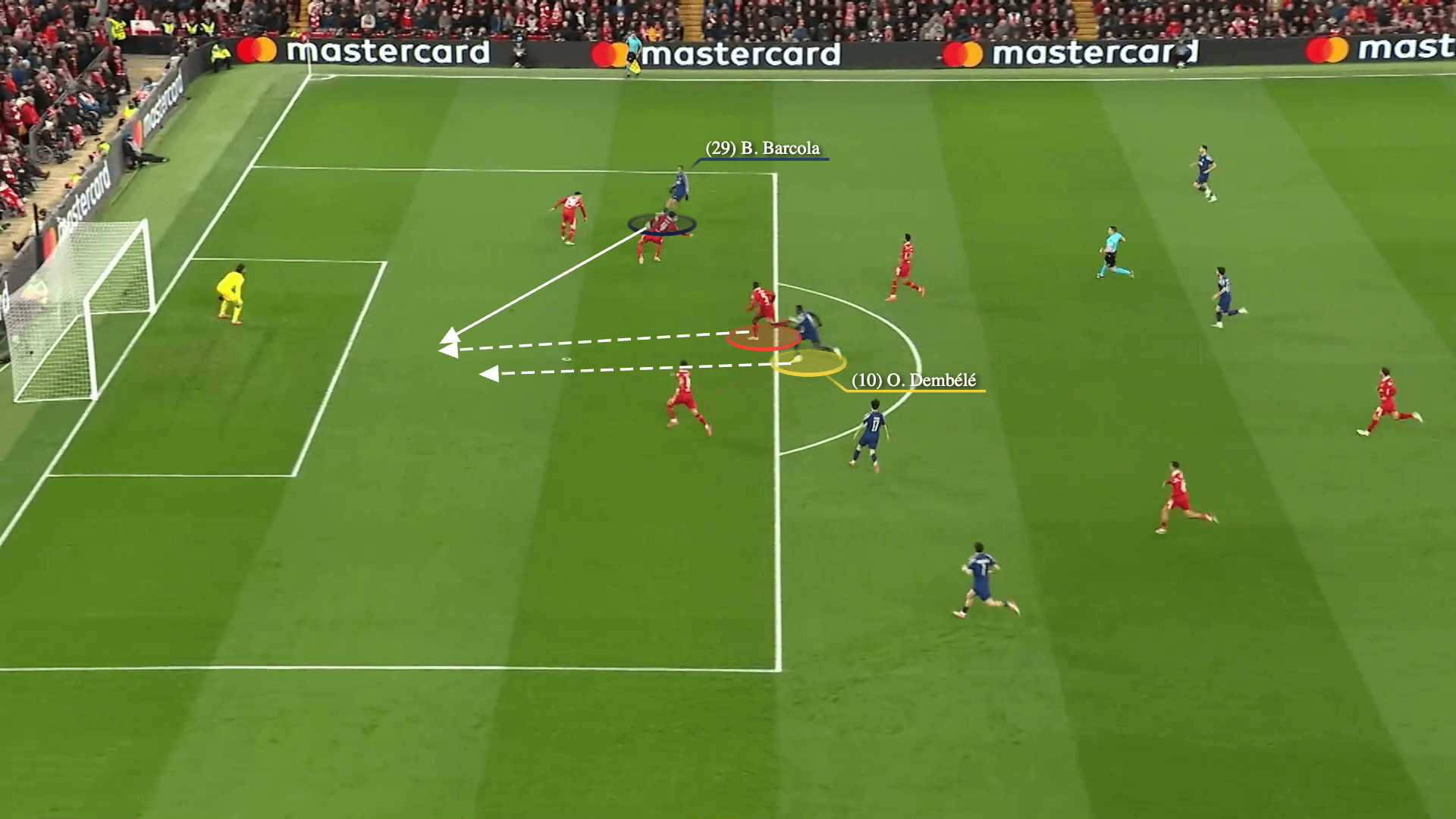 Số 9 ảo Ousmane Dembele và sự đồng bộ của tập thể Chìa khóa chiến thắng của PSG trước Liverpool 18