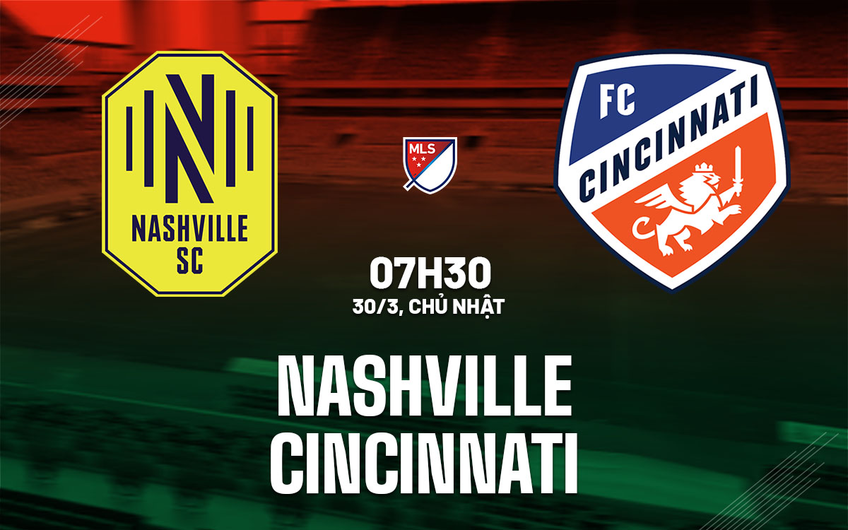 nhan dinh bong da du doan Nashville vs Cincinnati nha nghe my mls hom nay
