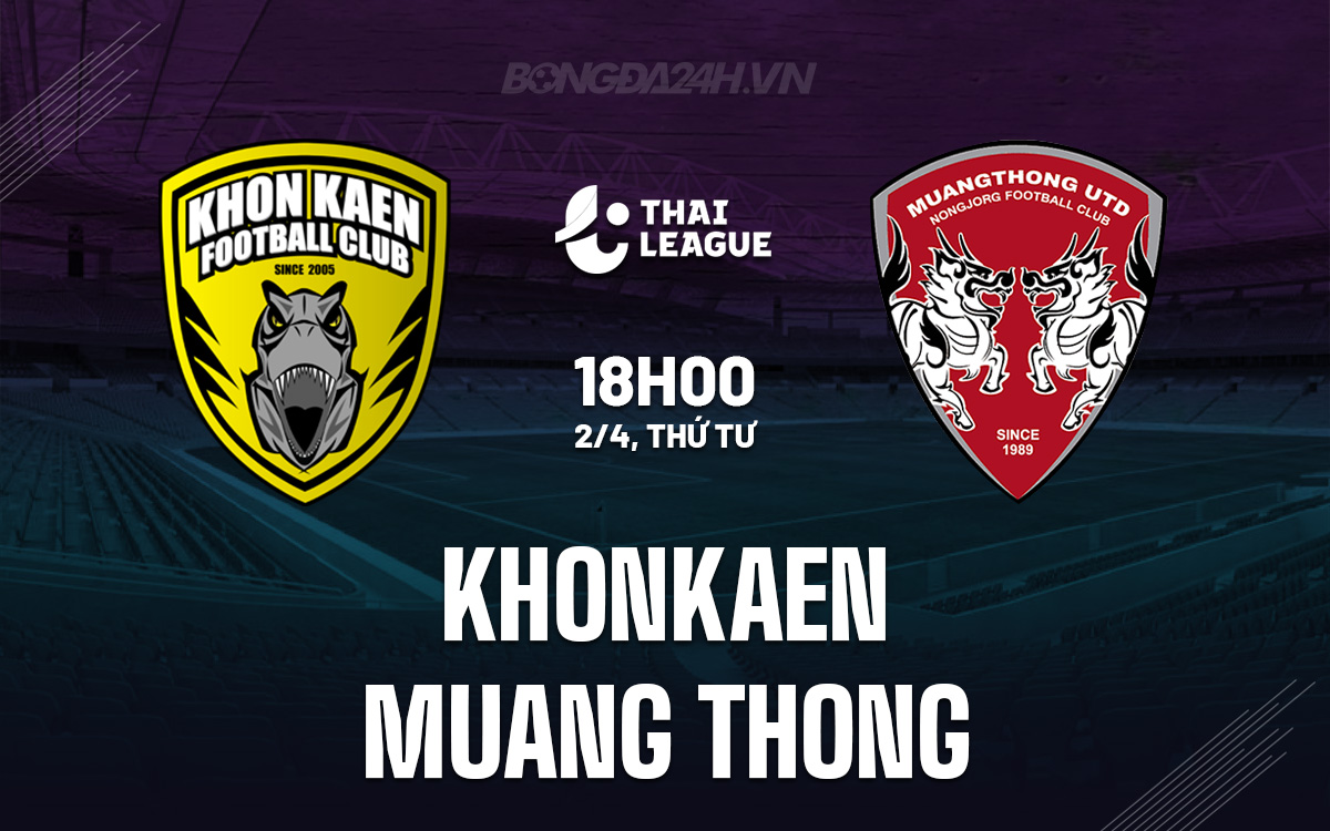 Khonkaen vs Muang Thong Khonkaen vs Muang Thong