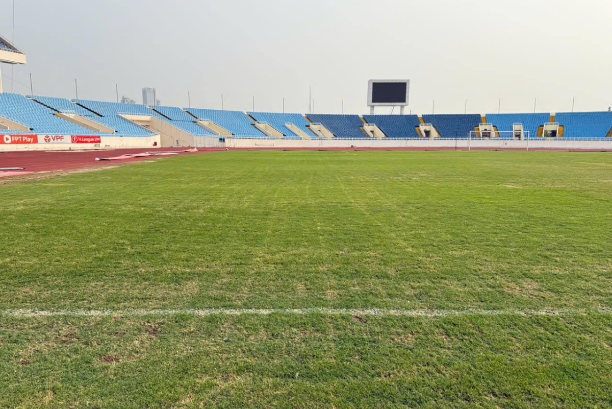 Cầu thủ V-League chấn thương bởi sân Mỹ Đình Nỗi đau từ mặt cỏ xuống cấp 1