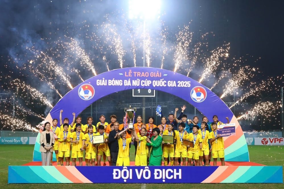 CLB nu TP HCM doat Cup Quoc gia 2025