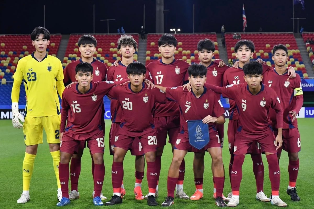 Thái Lan chính thức bị loại khỏi U17 châu Á 1