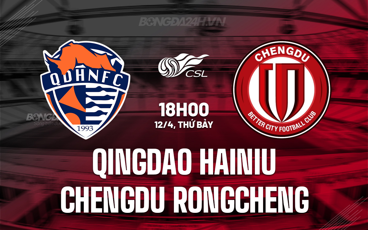 Qingdao Hainiu vs Chengdu Rongcheng Qingdao Hainiu vs Chengdu Rongcheng