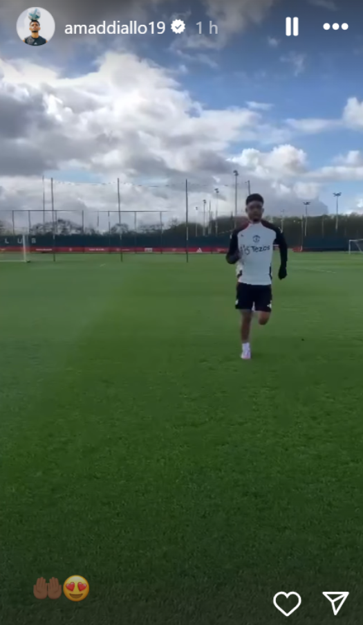 Amad Diallo đăng tải thông tin cập nhật tình hình hồi phục chấn thương 1 Amad Diallo đăng tải thông tin cập nhật tình hình hồi phục chấn thương 1