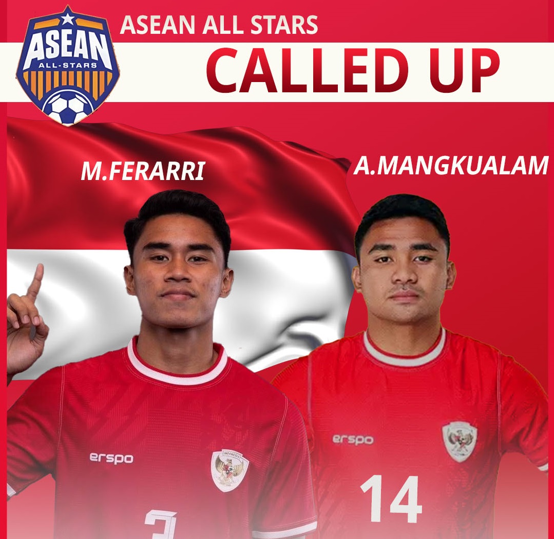 Bộ đôi tuyển thủ Indonesia tham gia đội hình ASEAN All-Stars 1