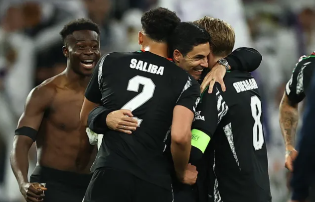 Arsenal vào chung kết Champions League mùa giải 2024/25. Arsenal vao chung ket Champions League mua giai 2024/25.