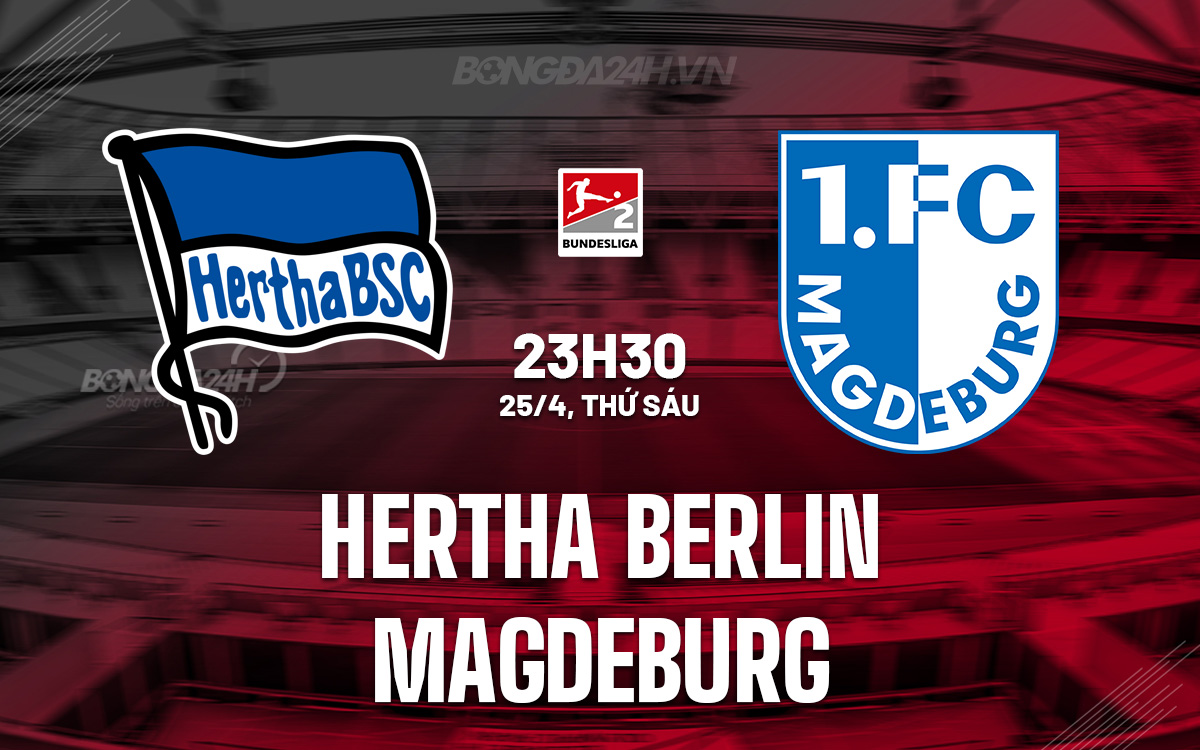 Trận đấu Hạng 2 Đức giữa Hertha Berlin và Magdeburg