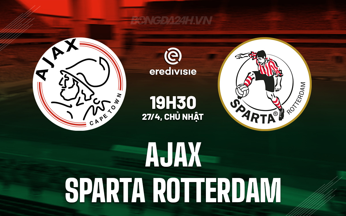 Ajax vs Sparta Rotterdam Ajax vs Sparta Rotterdam