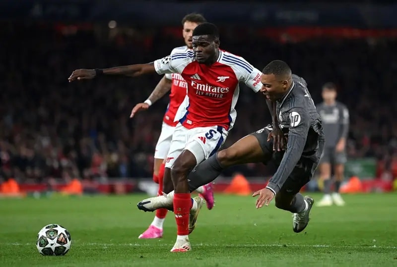 Arsenal và bài toán không có Thomas Partey trước PSG 1 Arsenal và bài toán không có Thomas Partey trước PSG 1