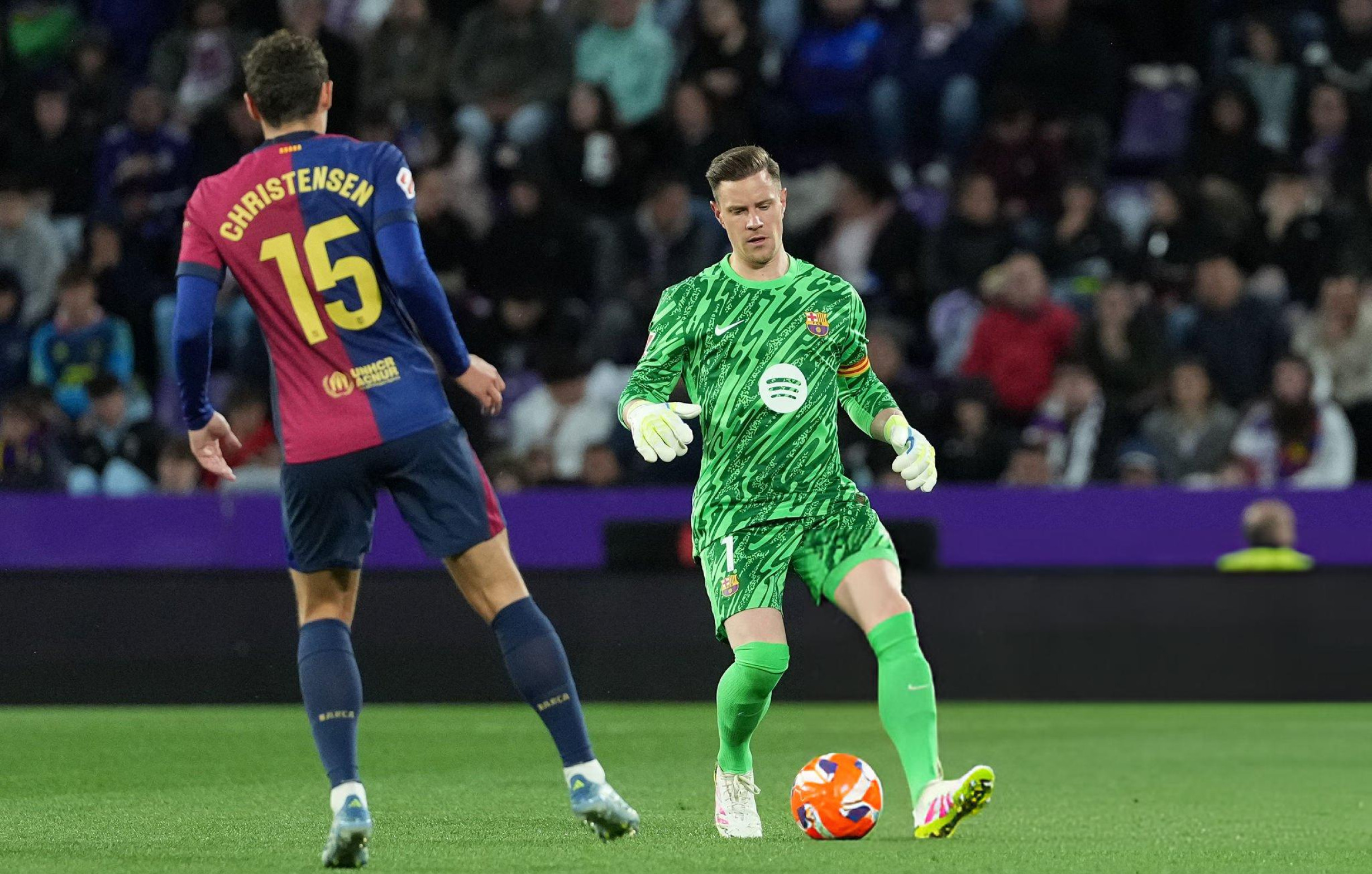 Valladolid 1-2 Barca:Marc-Andre ter Stegen: Niềm vui ngày trở lại