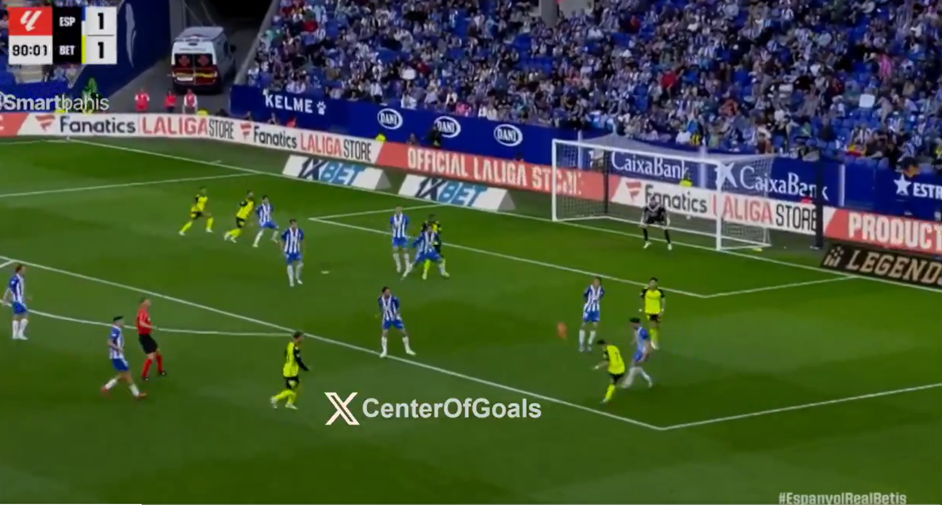 Chiêm ngưỡng siêu phẩm của Antony giúp Betis ngược dòng trước Espanyol 3